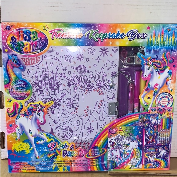 🌈Lisa Frank Treasure Keepsake Box 🌈 - Picture 2 of 8